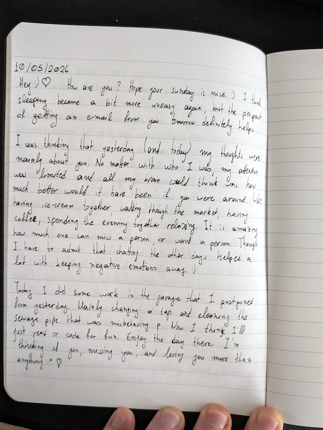 Letter of 10 05 2026