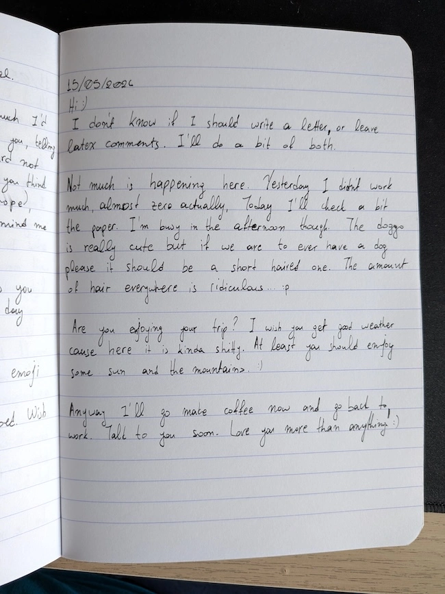 Letter of 15 05 2026