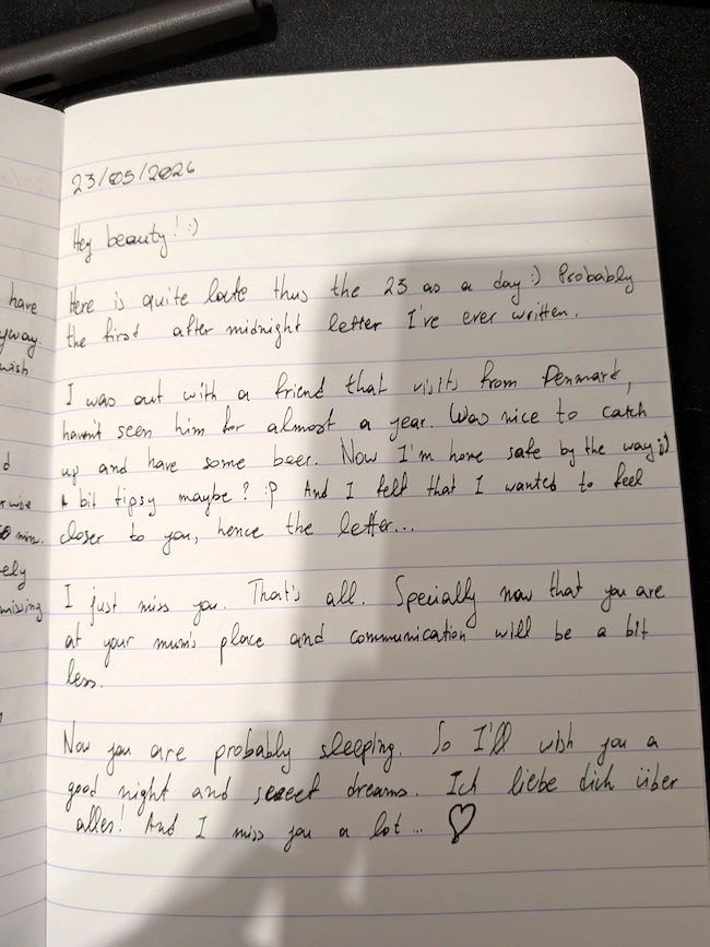Letter of 23 05 2026